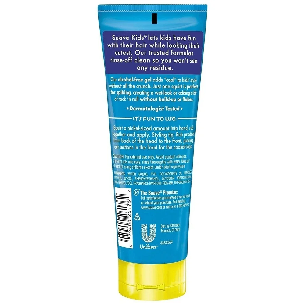 Suave Kids Styling Gel Cool Ocean Blast 7oz each